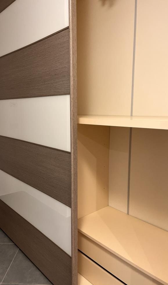 Spacious wardrobe