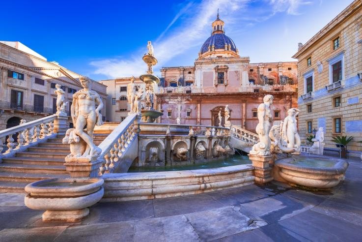 Fontana Pretoria in Palermo